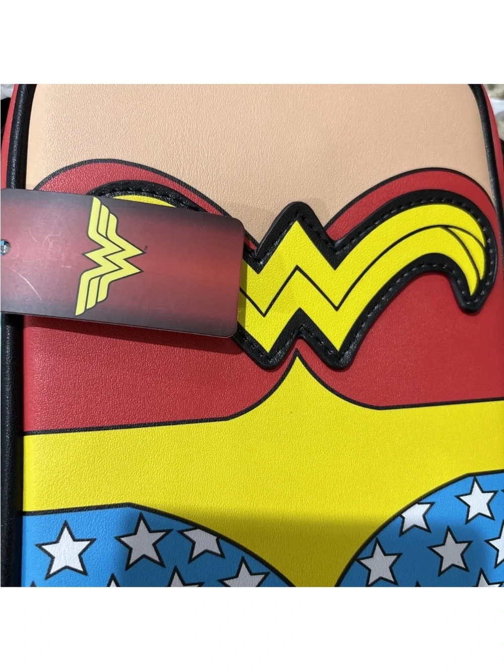 DC Comics Wonder Woman Crossbody Bag Buckle Down Mini Purse NWT - Picture 10 of 11